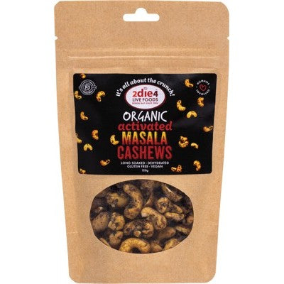 Organic Activated Masala Cashews 120g
