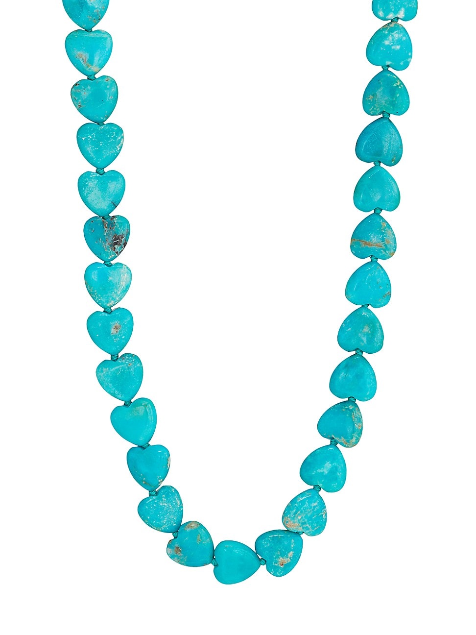 Turquoise Hearts Gold Necklace SALE