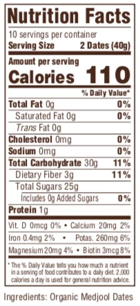 Organic Pitted Medjool Dates