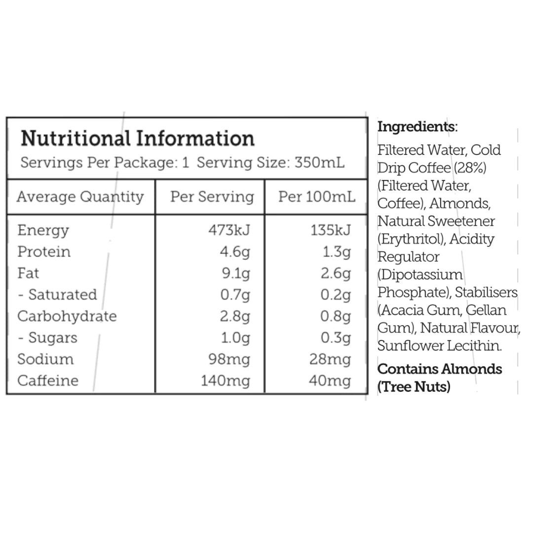 Iced Coffee Almond Milk