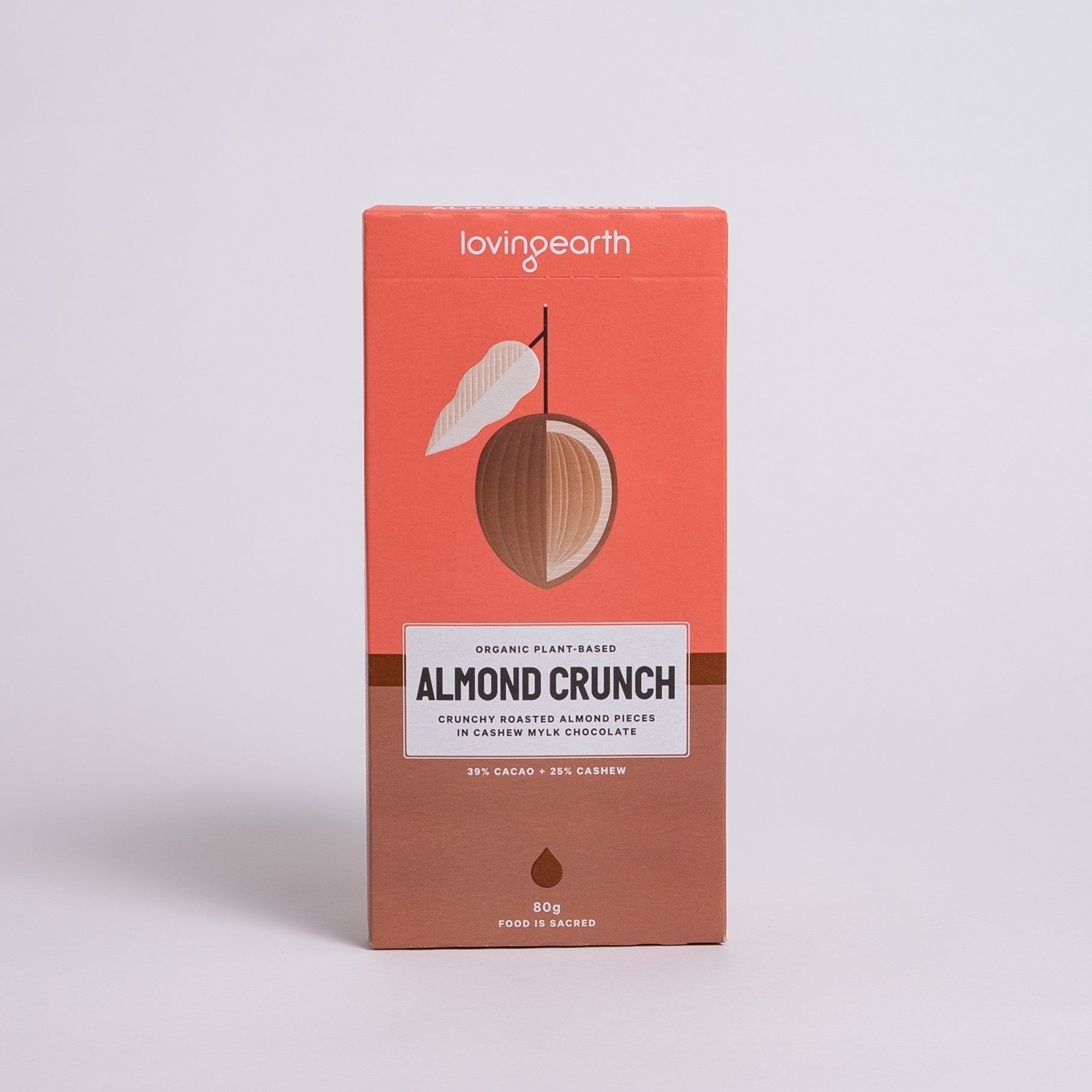 Almond Crunch Chocolate Block 80g