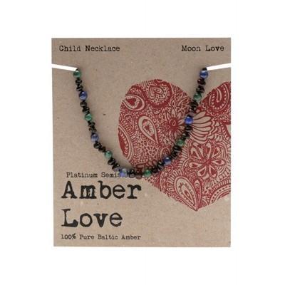 Amber Necklace MOON LOVE