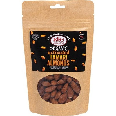 Organic Activated Tamari Almonds 120g