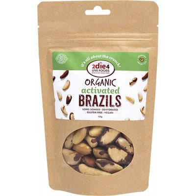 Organic Activated Brazils 120g