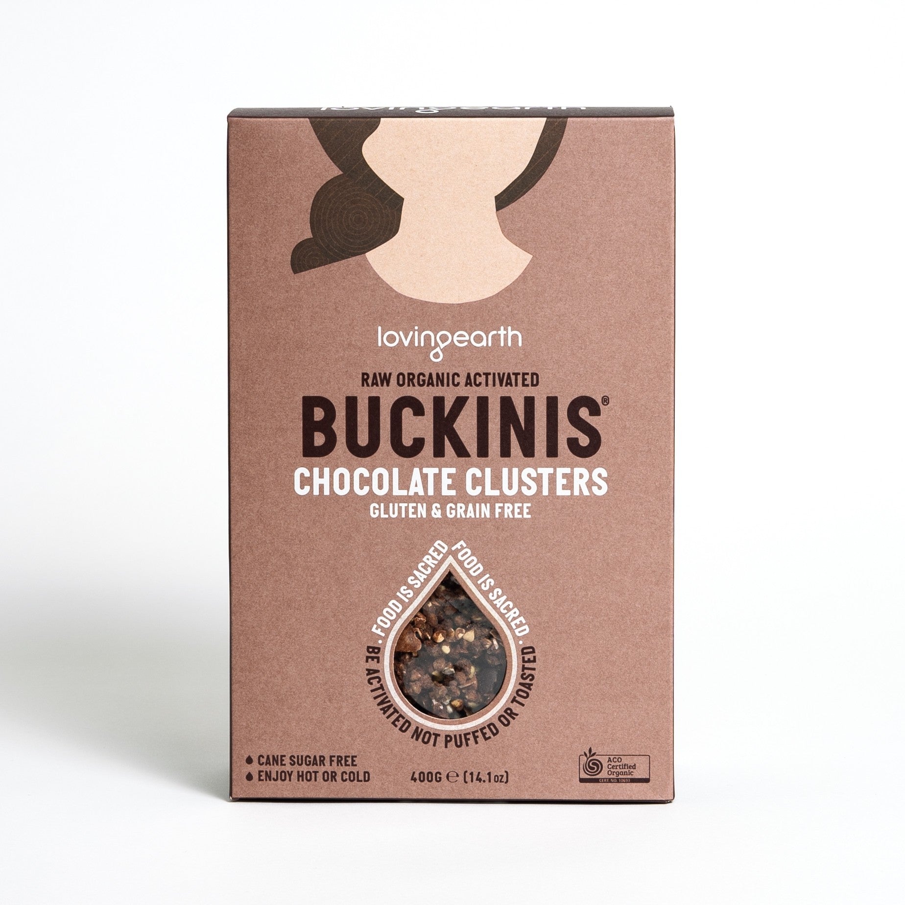 Buckinis - Chocolate Clusters 400g