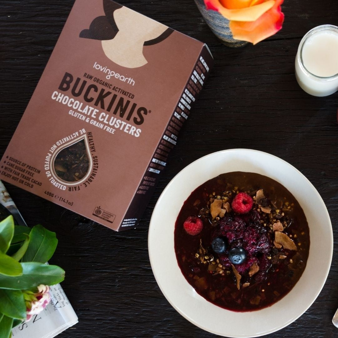 Buckinis - Chocolate Clusters 400g