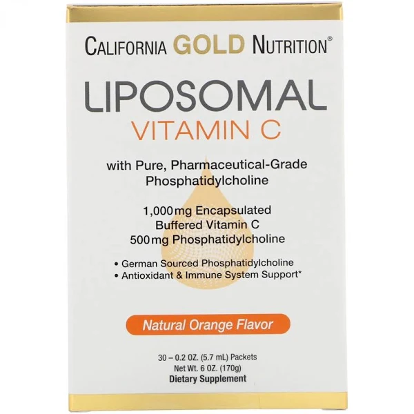 Liposomal Vitamin C: Natural Orange Flavour 30 Pkts