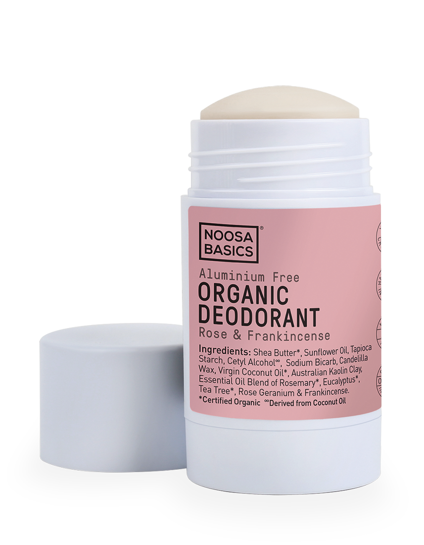 Organic Stick Deodorant: Rose & Frankincense