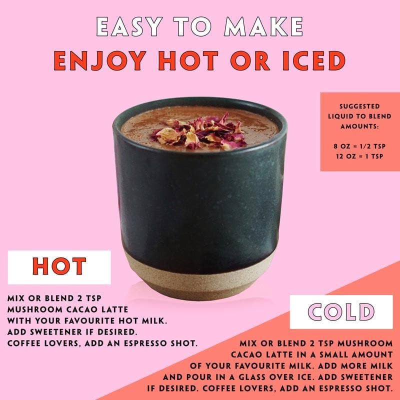 Mushroom Cacao Latte with Reishi 100g