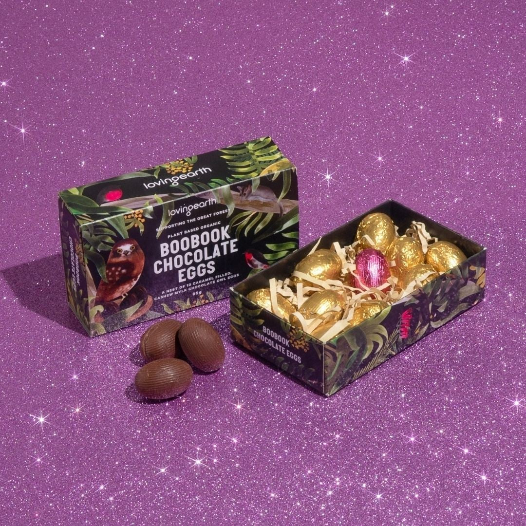 Boobook Chocolate Eggs