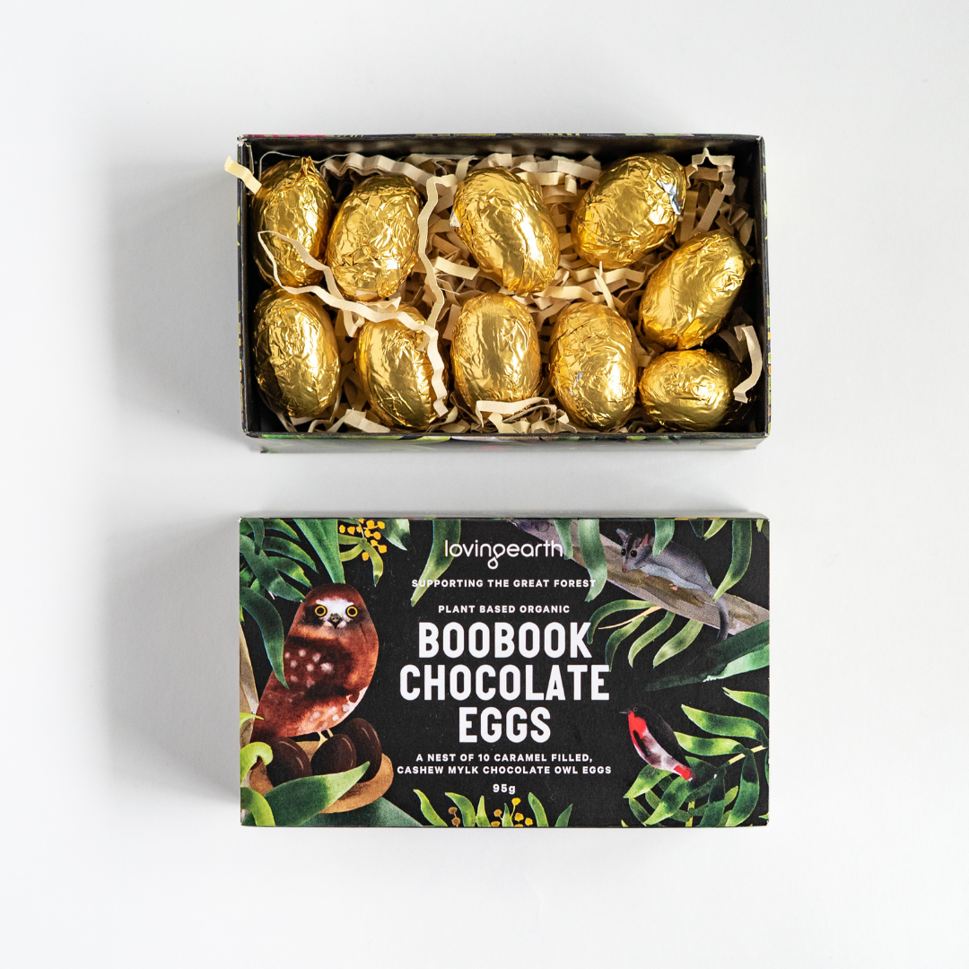 Boobook Chocolate Eggs
